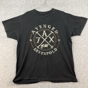 Avenged Sevenfold Hail To The King Shirt 2013 Tour A7X Mens XL Metal Christian